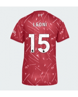 Liverpool Giovanni Leoni #15 Maglia Gara Casa Repliche 2026-27 Donna Maniche Corte Liverpool Giovanni Leoni #15 Maglia Gara Casa Repliche 2026-27 Donna Maniche Corte